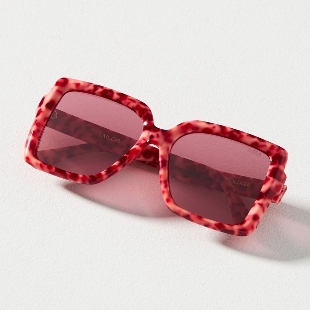 Anthropology Women's Red Square Sunglasses